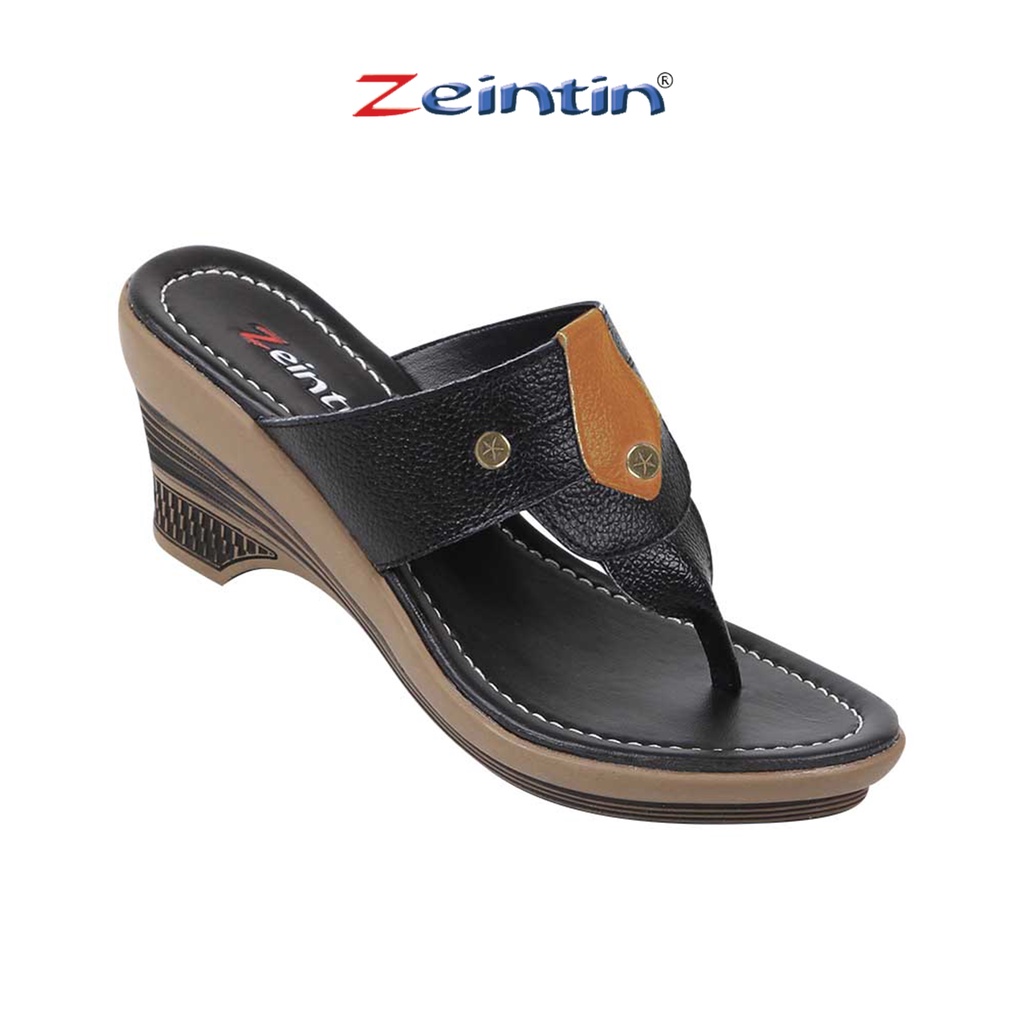 Zeintin - Sandal Wanita Kulit Zeintin Original Sandal Heels Sandal Jepit  Sandal Slide WR