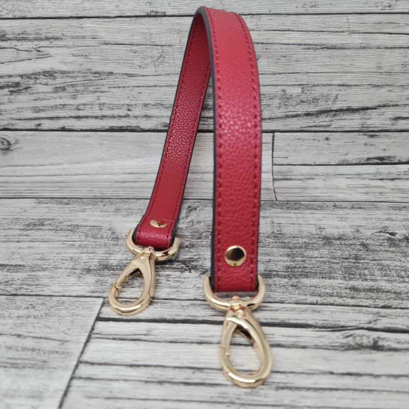 Aria short leather bag strap 1.8 x 45cm / tali tas kulit