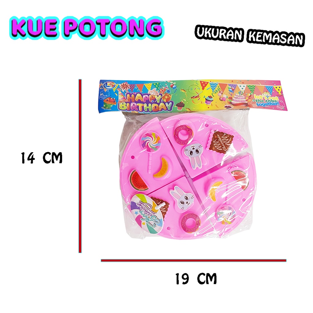 (BISA COD) Mainan Kue Potong Ulang Tahun/ Mainan Anak Cake / Mainan Kue Tart Ulang Tahun MURAH!!! LD1