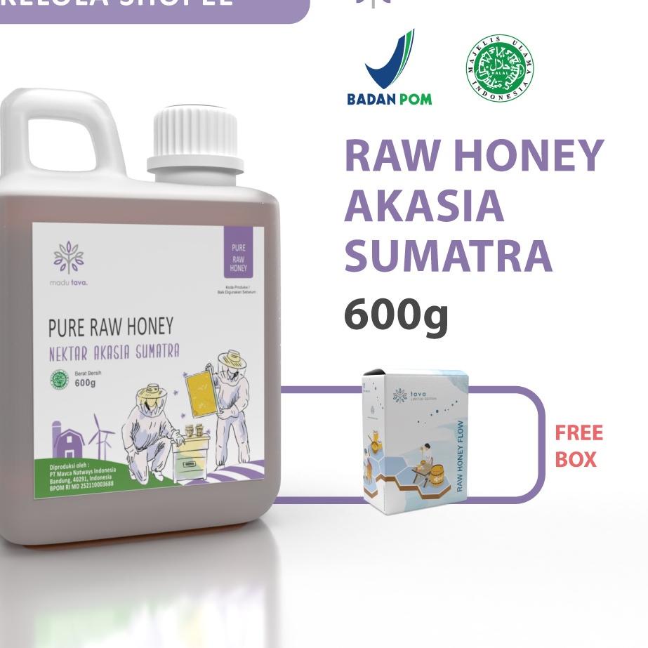 

✽ Asli Murni 600gr Tava Grade A Nektar Akasia Sumatra 100% Alami Pure Natural Raw Honey ➱