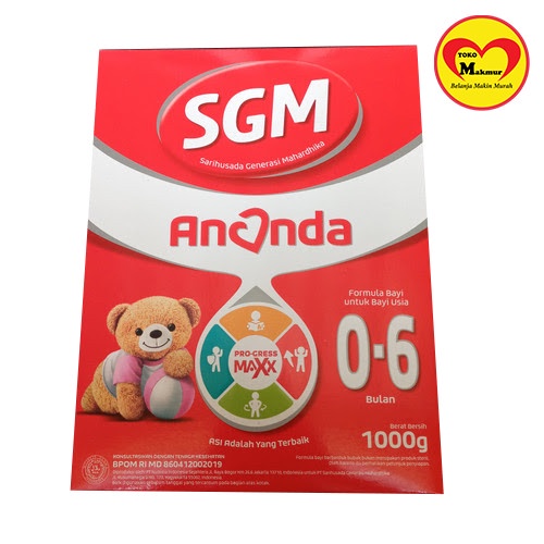 

[ COD ] SGM ANANDA 0-6 BULAN 1000GR / TOKO MAKMUR PACUAN KUDA