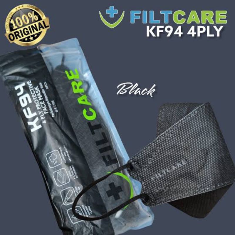 KF94 HITAM DEWASA 10 pcs