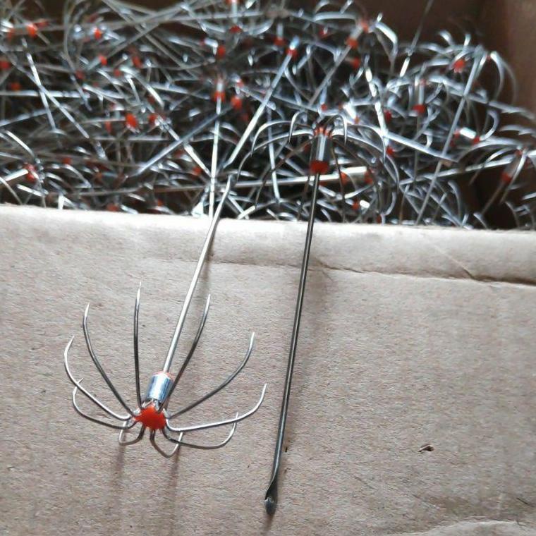 GRATIS ONGKIR Y32 Jangkar / Kail Pancing Cumi Sunduk kawat Stainless ど