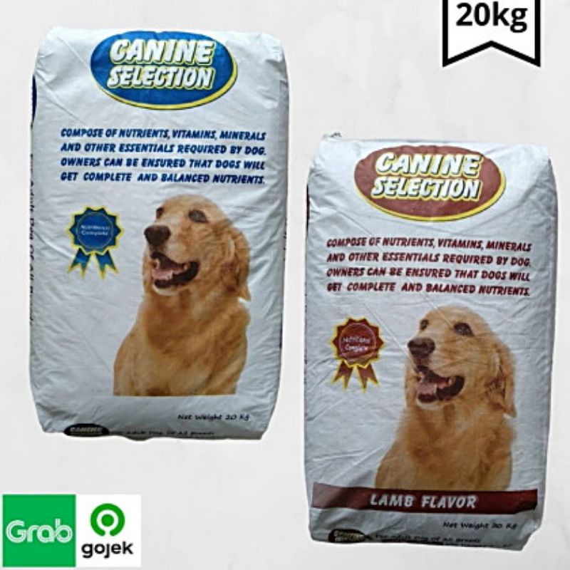 Gojek Dog Food Promo Canine Selection Lamb 20 kg Makanan Anjing