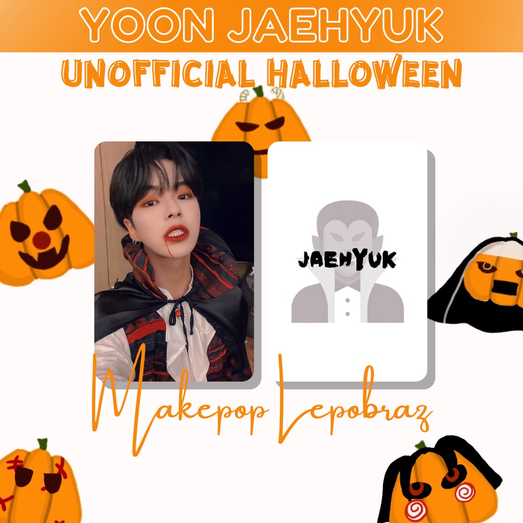 [PT. 1] UNOFFICIAL PHOTOCARD TREASURE HALLOWEEN HYUNSUK JIHOON YOSHI JUNKYU MASHIHO JAEHYUK