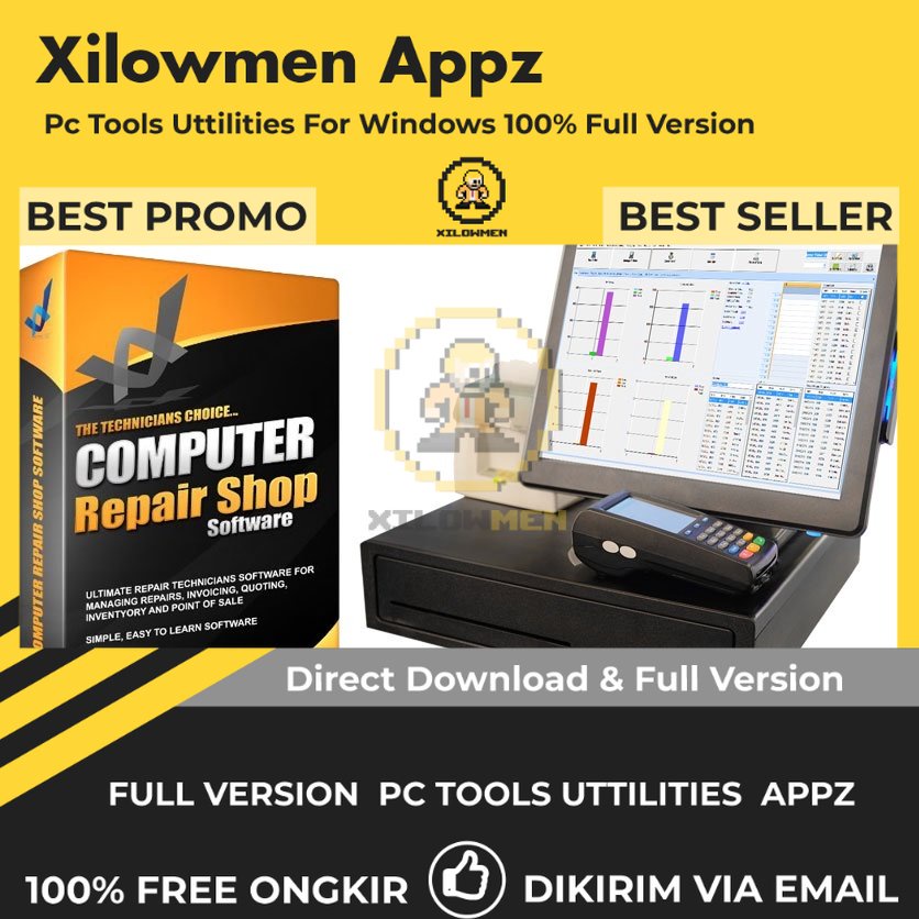 [Full Version] Computer Repair Shop Software Pro PC Tools Software Utilities Lifetime Win OS