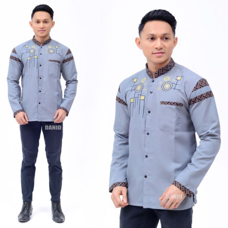 JASKO || Jasko Bordir Motif Jas Koko Pria Lengan Panjang Jaskoko Polos