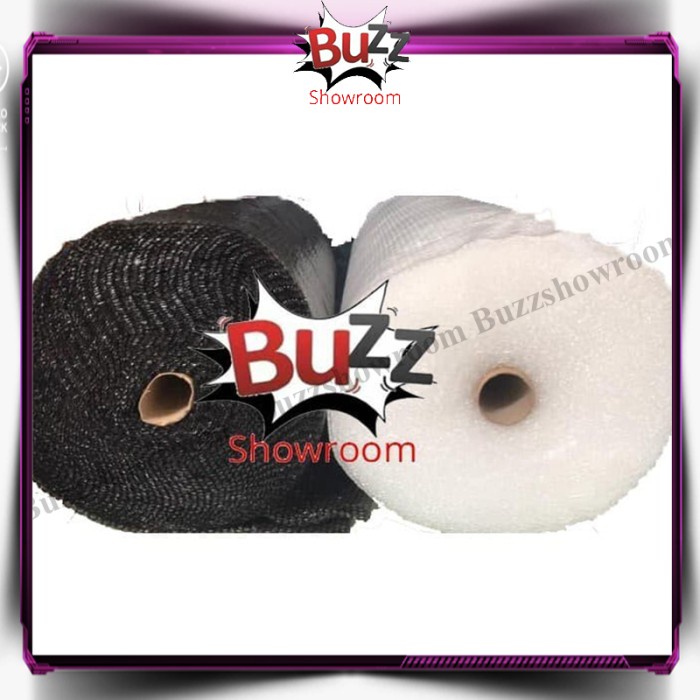 

plastik bubble wrap ecer meter / meteran / m - Hitam