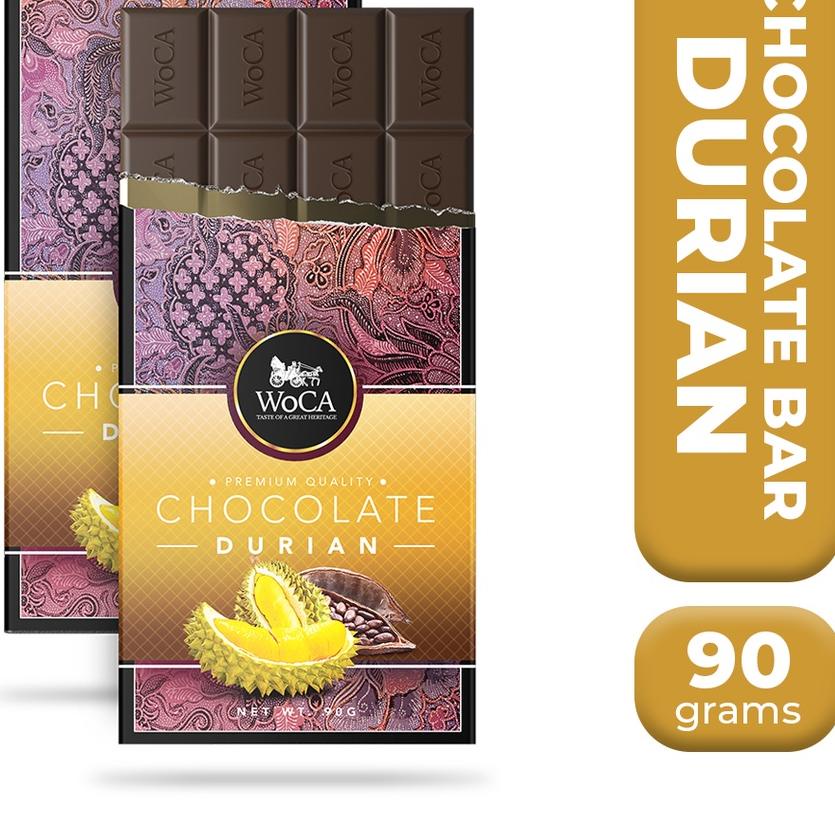 

☜ WoCA Coklat Durian Premium Chocolate 90 gram ♡