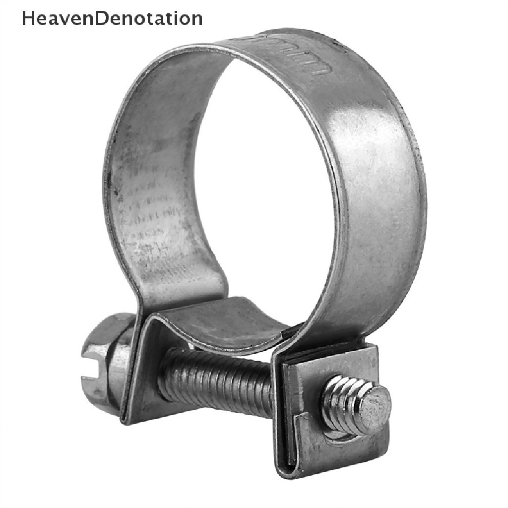 [HeavenDenotation] 10pcs Klip Selang Bakar Mobil Set Mini Carbon Steel Air Hose Clamp Klip Pipa Bensin HDV