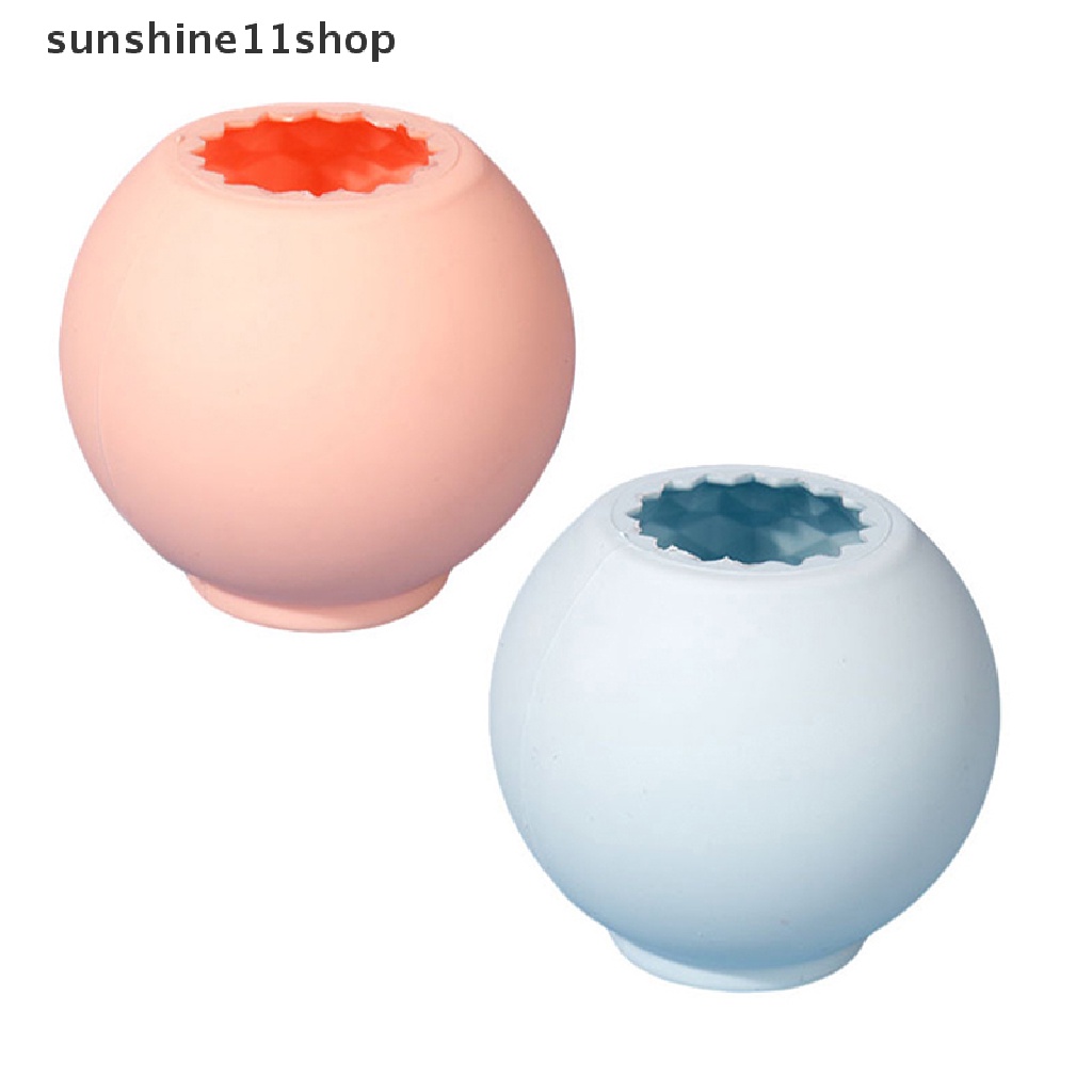 Sho 5cm Sphere Cetakan Es Whiskey Ice Ball Silicone Mold Ice Ball Maker Untuk Bourbon, Scotch, Minuman Cocktail Kuno N