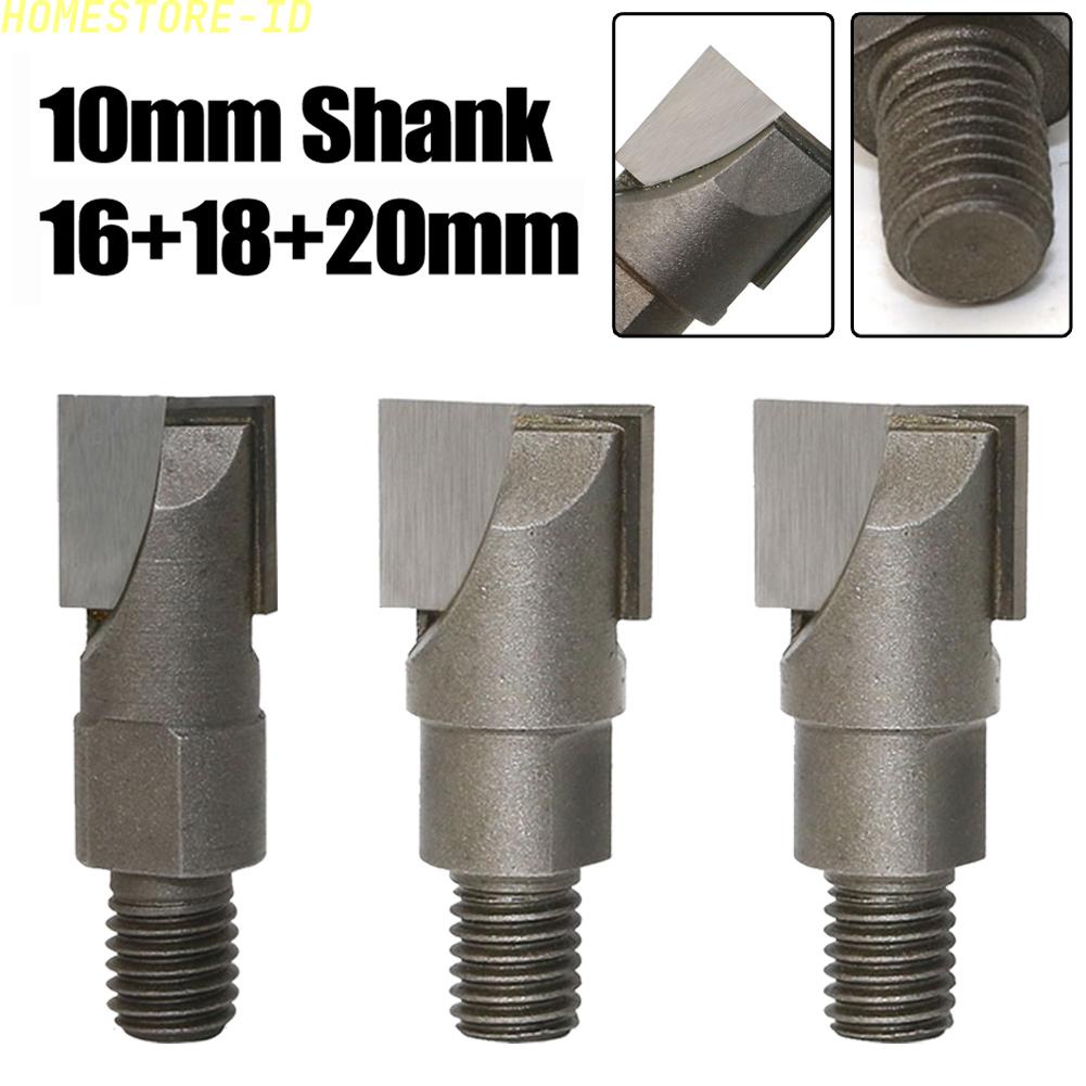 3pcs 10mm Shank CNC Bottom Cleaning Router Bit Kunci Pintu slotting Milling Cutter