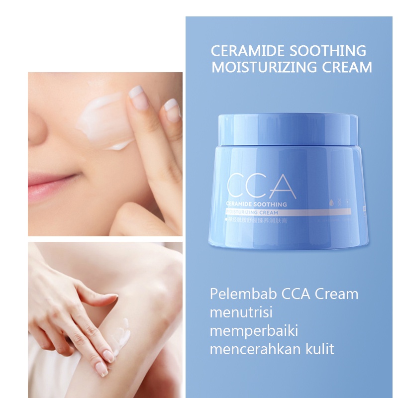 CCA Body Cream Soothing Moisturize Cream 220ml/Skin Moisturizing Cream/Pelembab tubuh/Ceramides mousturizer/Pelembab Pemutih Krim Tubuh