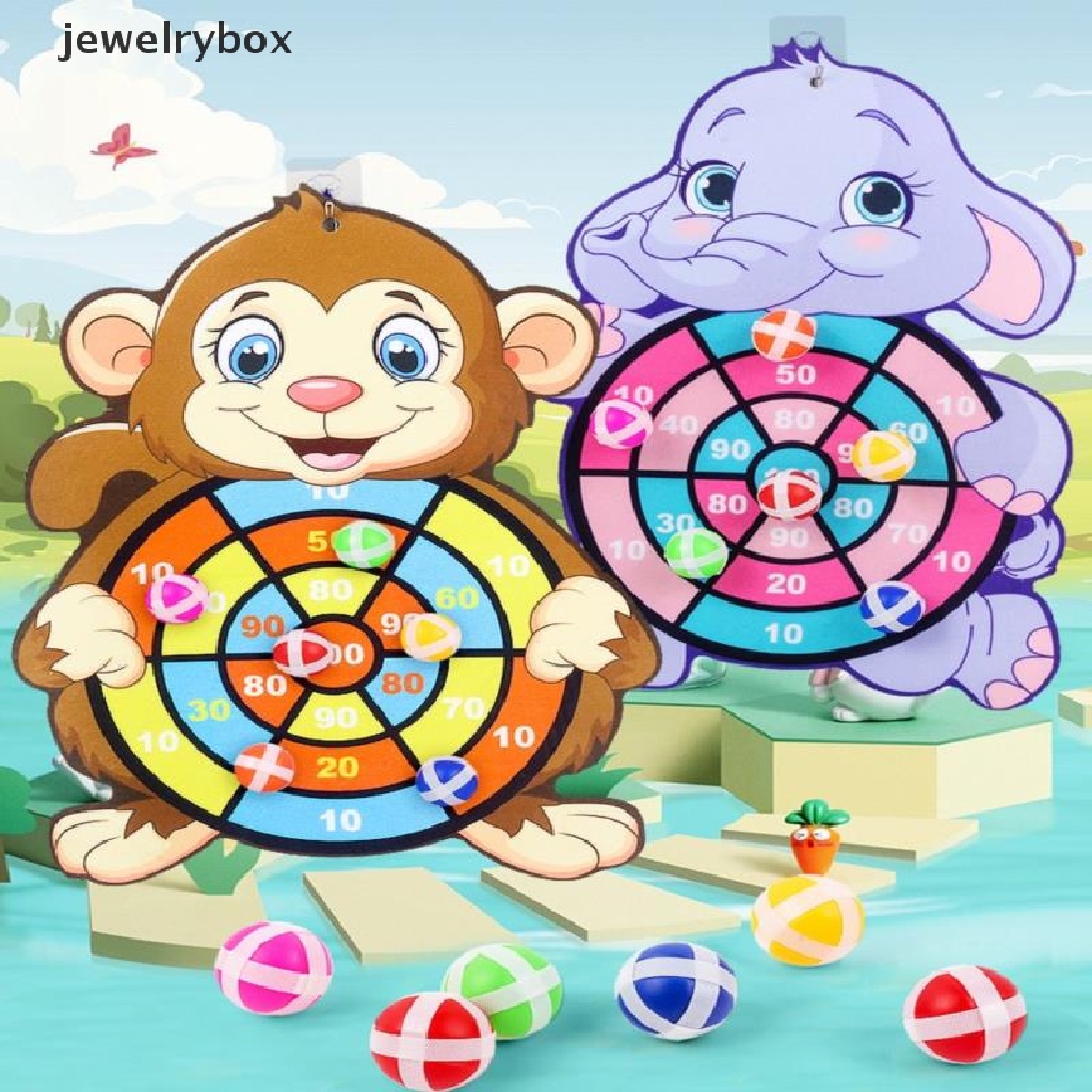 [jewelrybox] Target Sticky Ball Dartboard Lempar Pesta Olahraga Luar Ruangan Kain Mainan Papan Permainan Butik