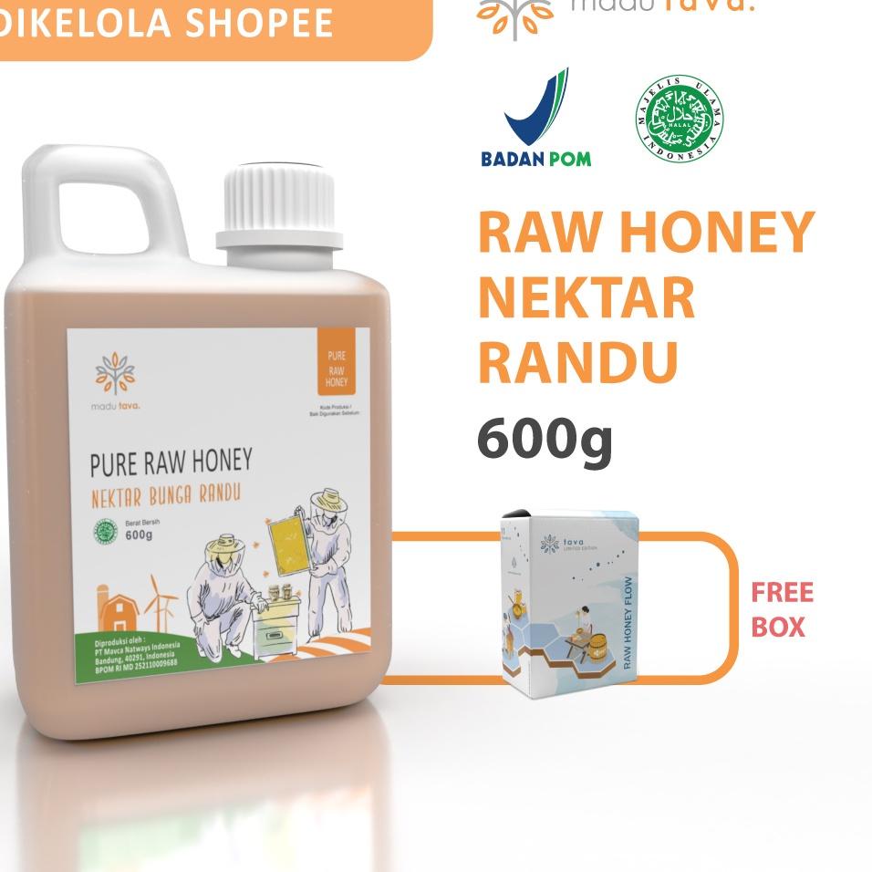 

♤ Asli Murni 600gr Tava Grade A Nektar Randu 100% Alami Pure Natural Raw Honey ☊