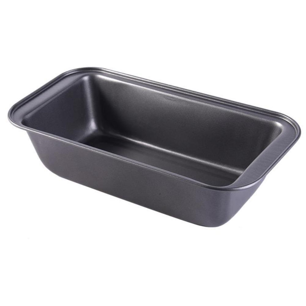 Solighter Loaf Pan DIY Non Stick Carbon Steel Loaf Kue Kering Persegi Panjang