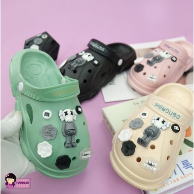 littlekiddoss Sendal Clog Wanita Import Sandal Bapao Pigglet Buzz Toy Bear Bae Clog Jibblitz Bkk Sendal DIY Jiblitz Perempuan SD2211