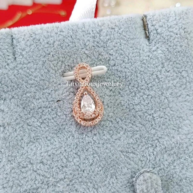 Kalung premium liontin rosegold