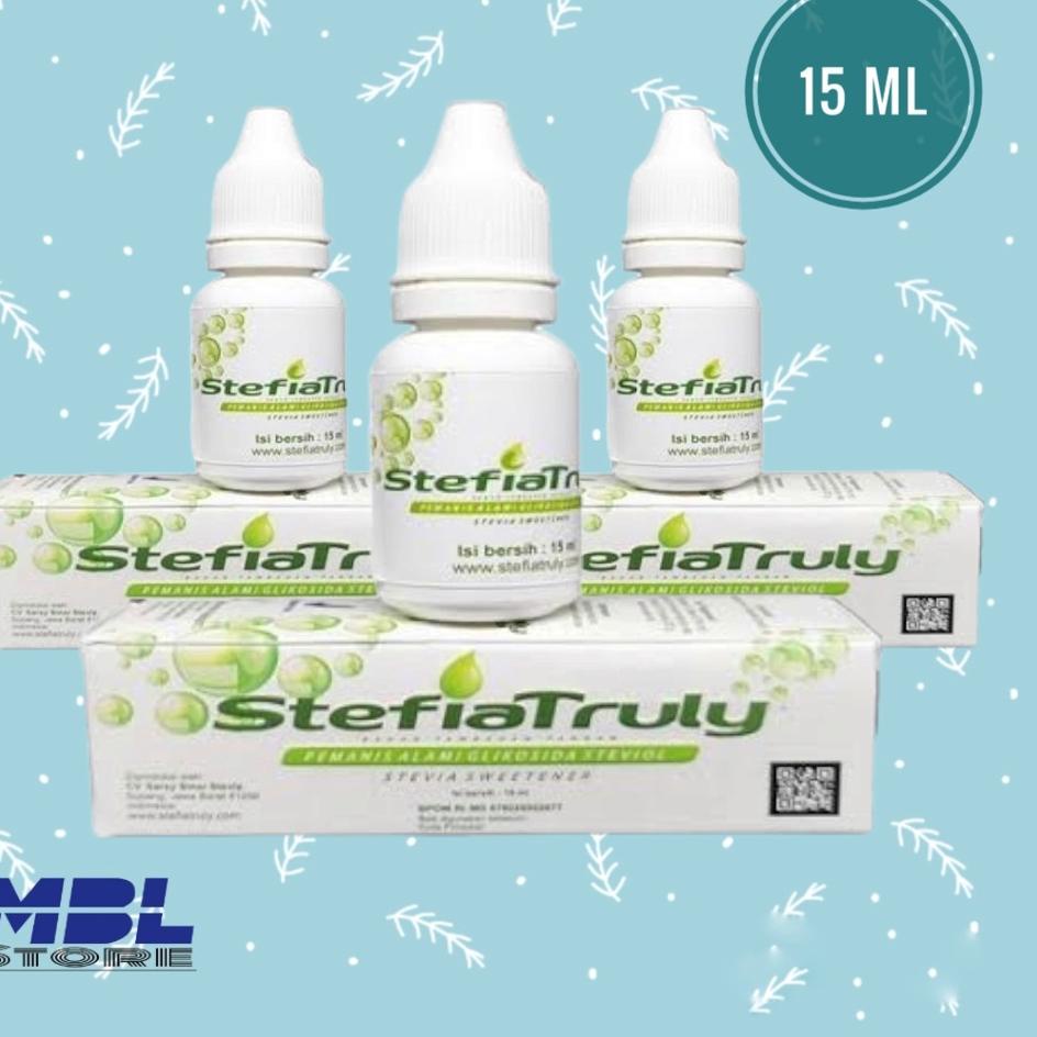 

♟ Stevia truly gula Stefia / pemanis alami stevia / Gula tetes 15 ml ♬