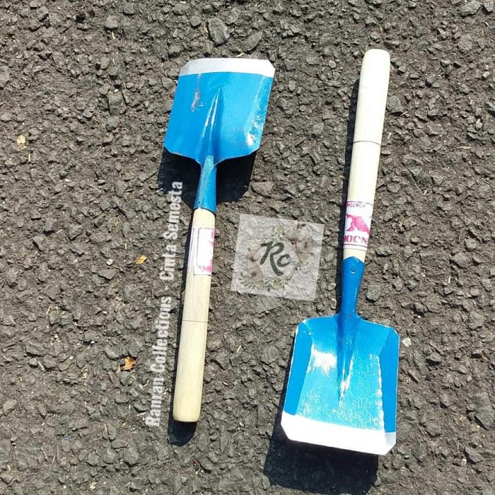 Sekop Sekop Kecil Besi Kayu Bertanam Berkebun Murah