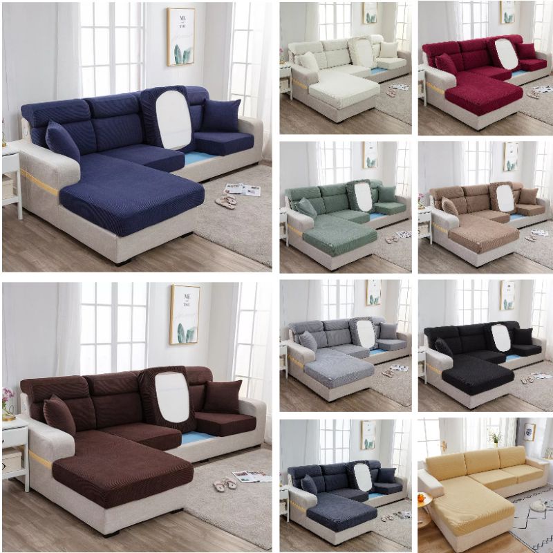 Sarung kursi sofa, Cover kursi sofa Kotak ,Alas Jok Sofa kotak
