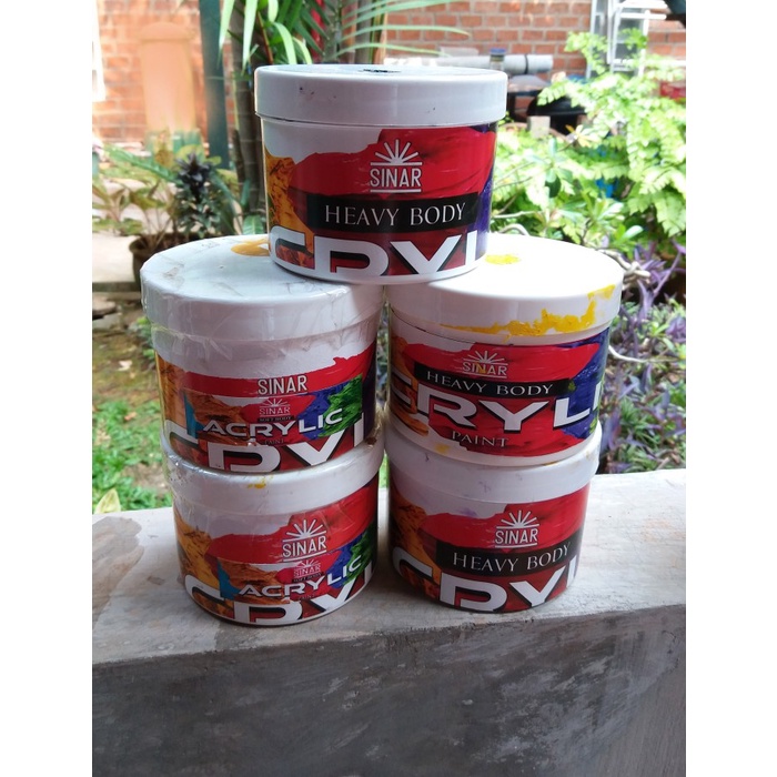 

Cat Lukis Acrylic Sinar Kwas / Palet 500 Ml