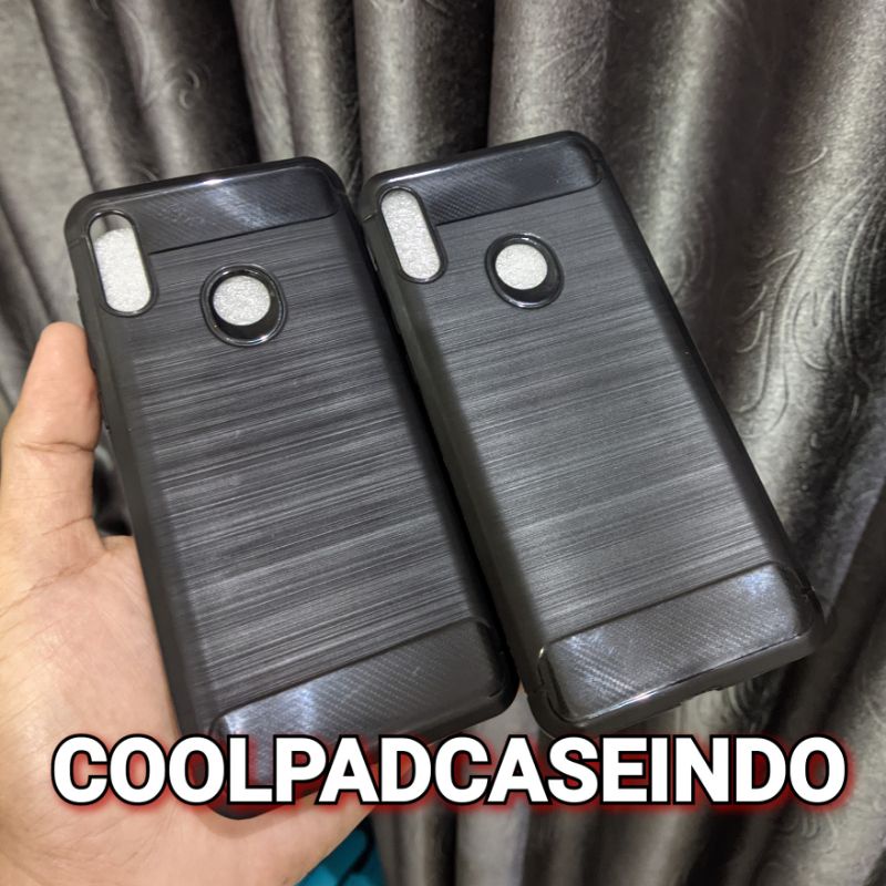 Soft Case Zenfone X01BDA Zenfone Max Pro M2 Black Carbon Asus X01BD