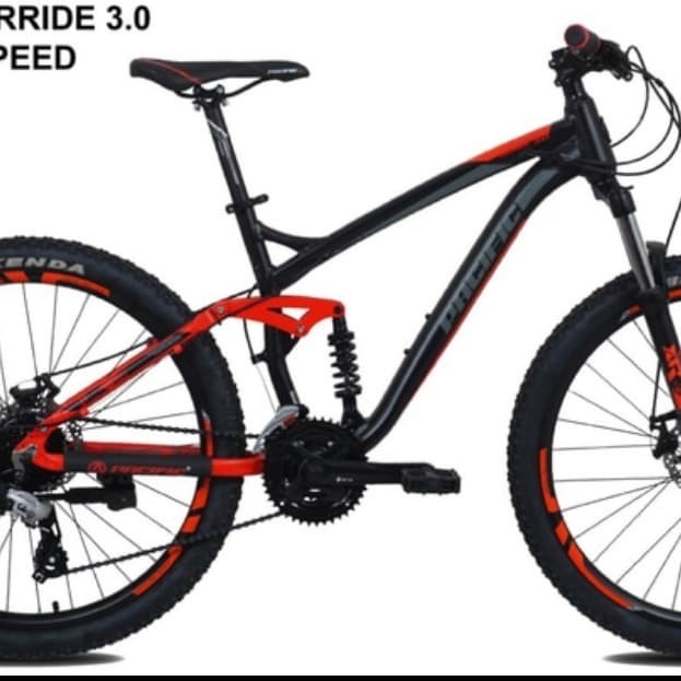 Sepeda Gunung Mtb 26 Inch Pacific Override Full Sus #Original