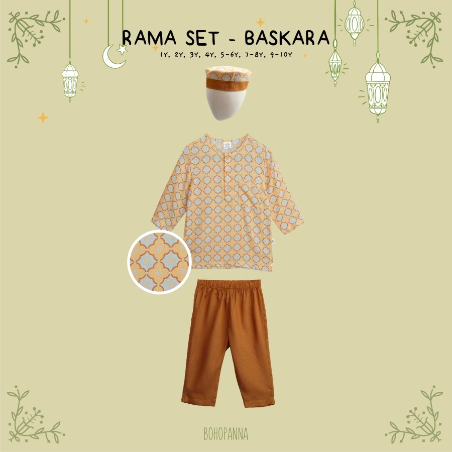 Bohopanna - Rama Set | Setelan Anak Set Peci