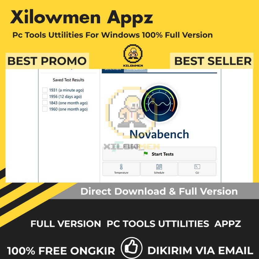 [Full Version] NovaBench Pro PC Tools Software Utilities Lifetime Win OS