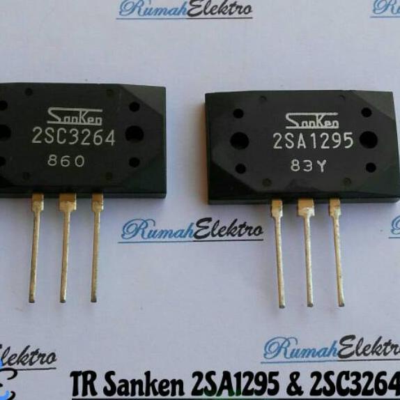 New Transistor SANKEN 2SA 1295 dan 2SC 3264 Original