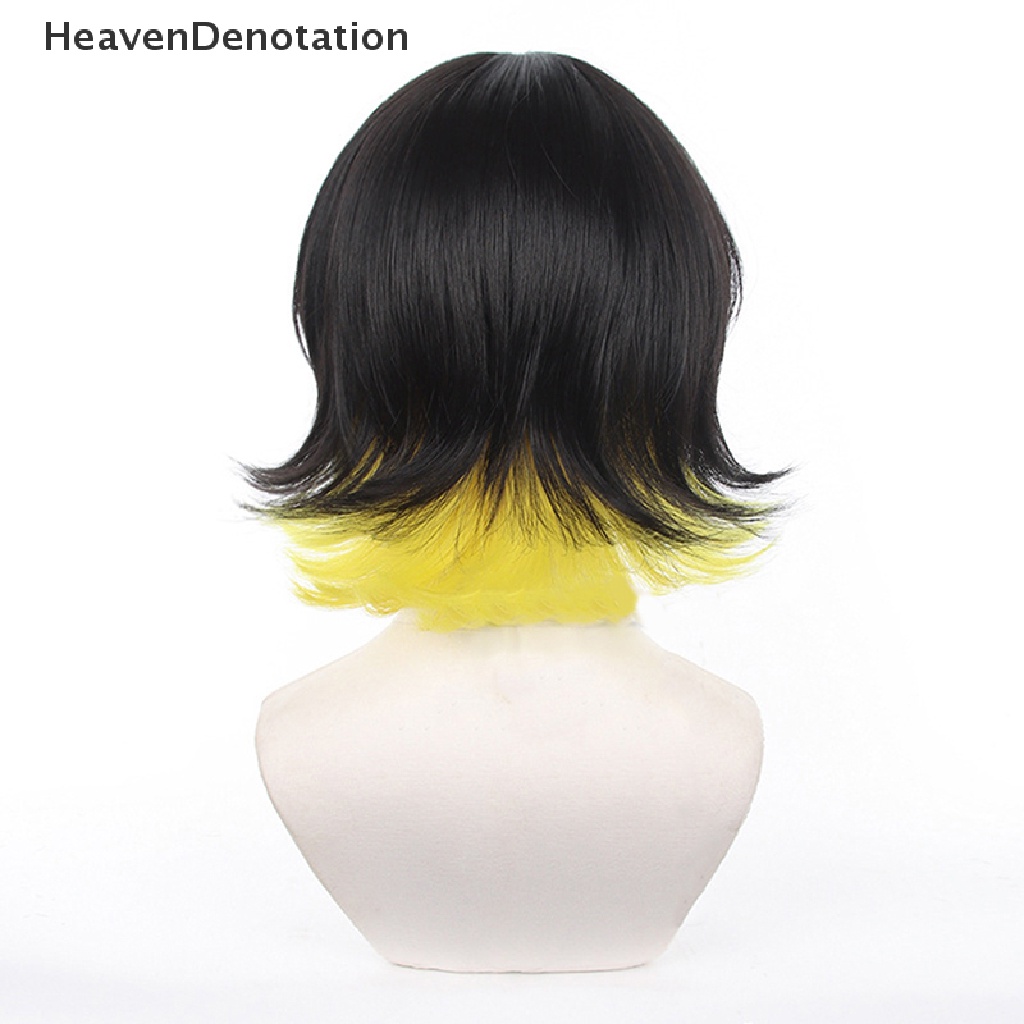 [HeavenDenotation] Anime Blue Lock Bachira Meguru Cosplay Wig Pria Tahan Panas Wig Karnaval Alat Peraga HDV