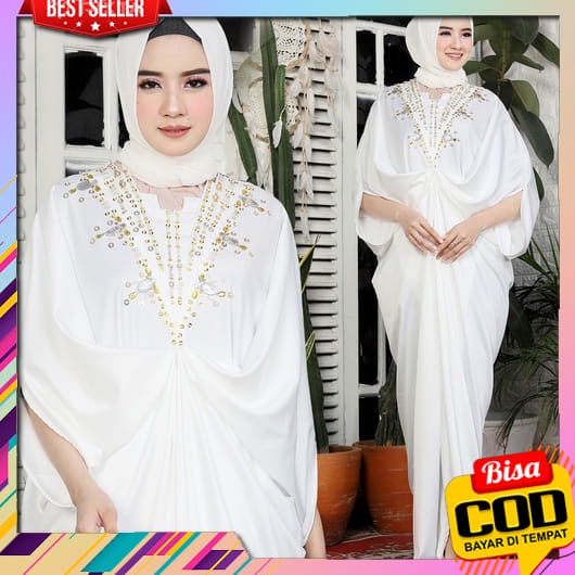 Outer Kaftan Rinjani Untuk Atasan Kondangan Wanita Lebaran Hari Raya Kaptan Remaja Kekinian Kaftan I