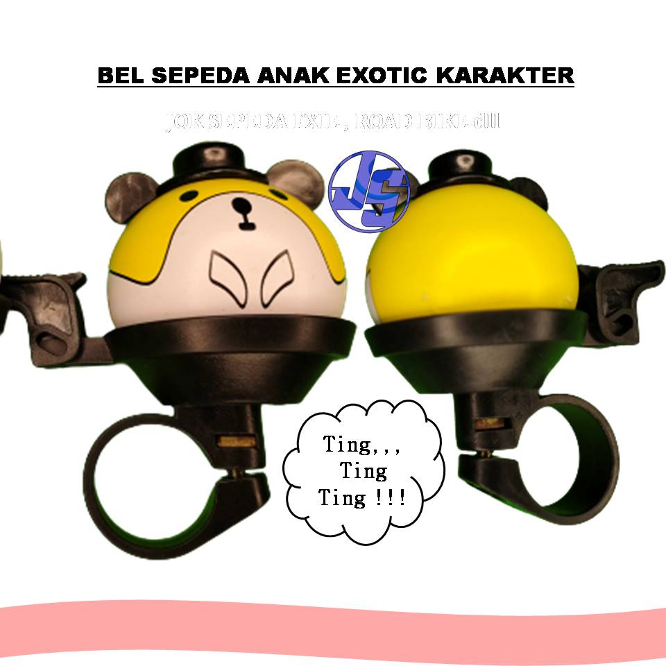 Bel Sepeda Anak Exotic ET-A165 Bel Sepeda Karakter Anak Lonceng Sepeda