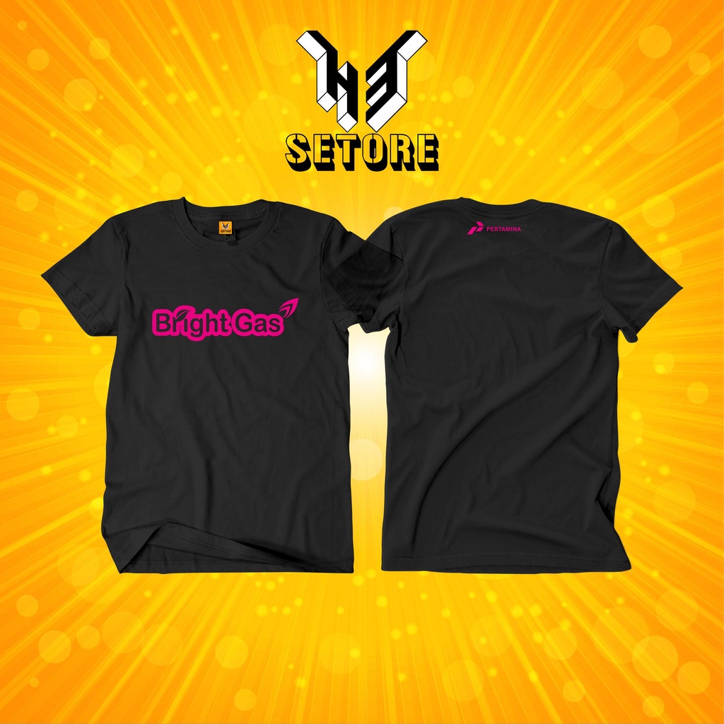 Kaos Tshirt Distro Bright Gas Pertamina Elpiji Terlaris