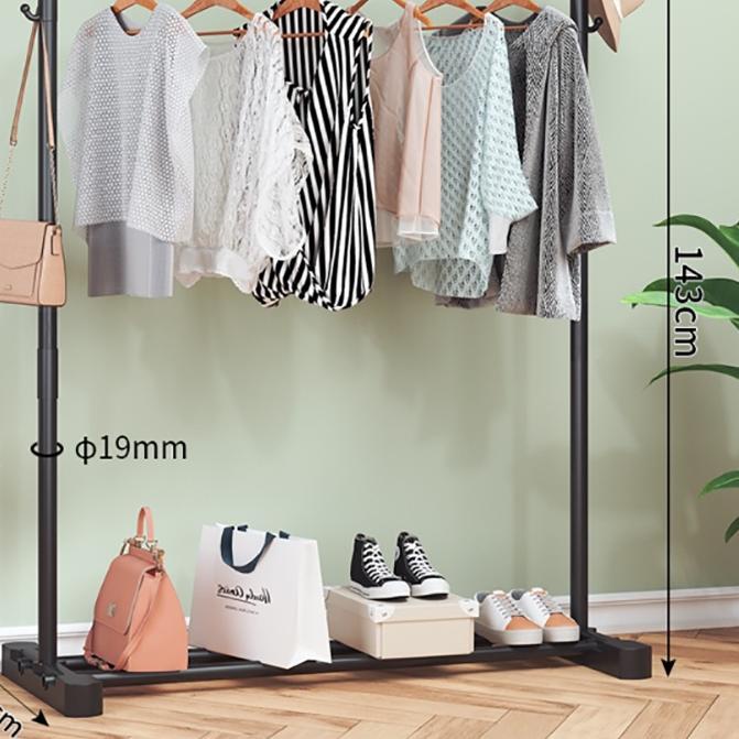 ✷ Greenland Gantungan Baju Rak Baju Sepatu Tas Serbaguna Stand Hanger Besi Jemuran Baju Gantung HSH1