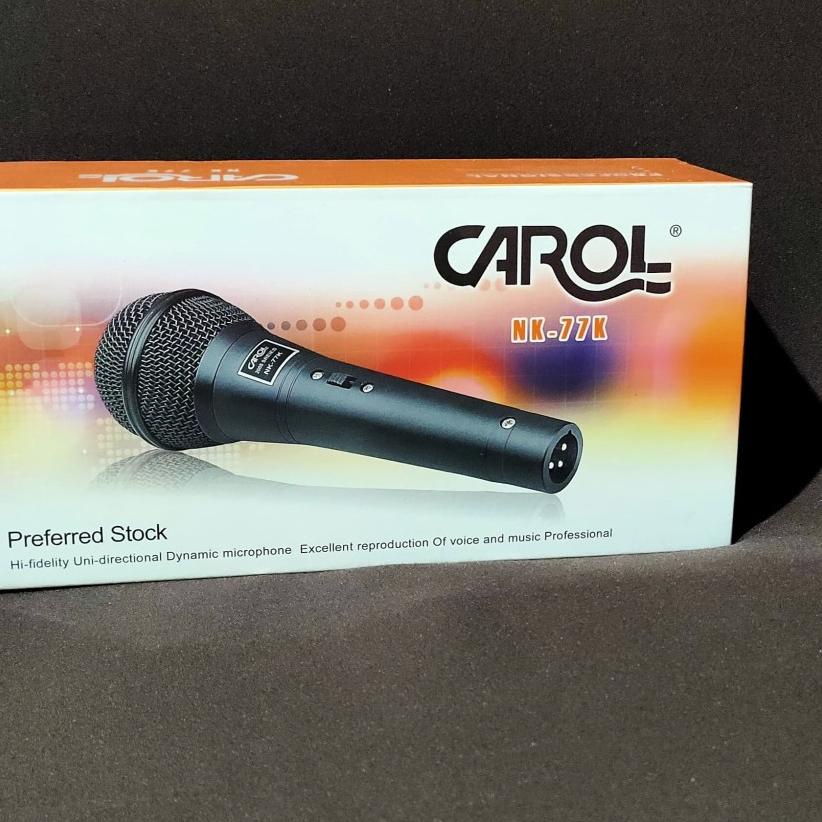 ☏ Mic vocal/mic kabel carol nk 77 original ✬