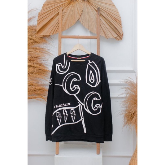 sweater pria sweater cewek oversize baju korea