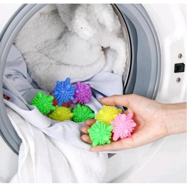 Washing Ball Magic Bola Laundry Silikon Bola Pembersih Mesin Suci Baju Bersih