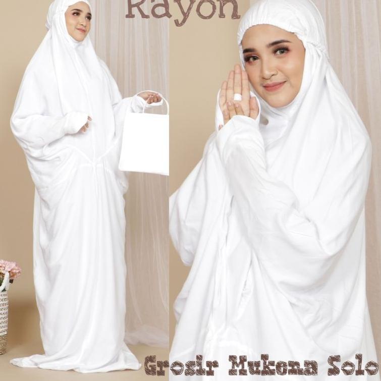 TERBARU Mukena Terusan Putih | Mukena Jadul Adem | Mukena Jadul | Mukena Lajuran | Mukena Langsungan