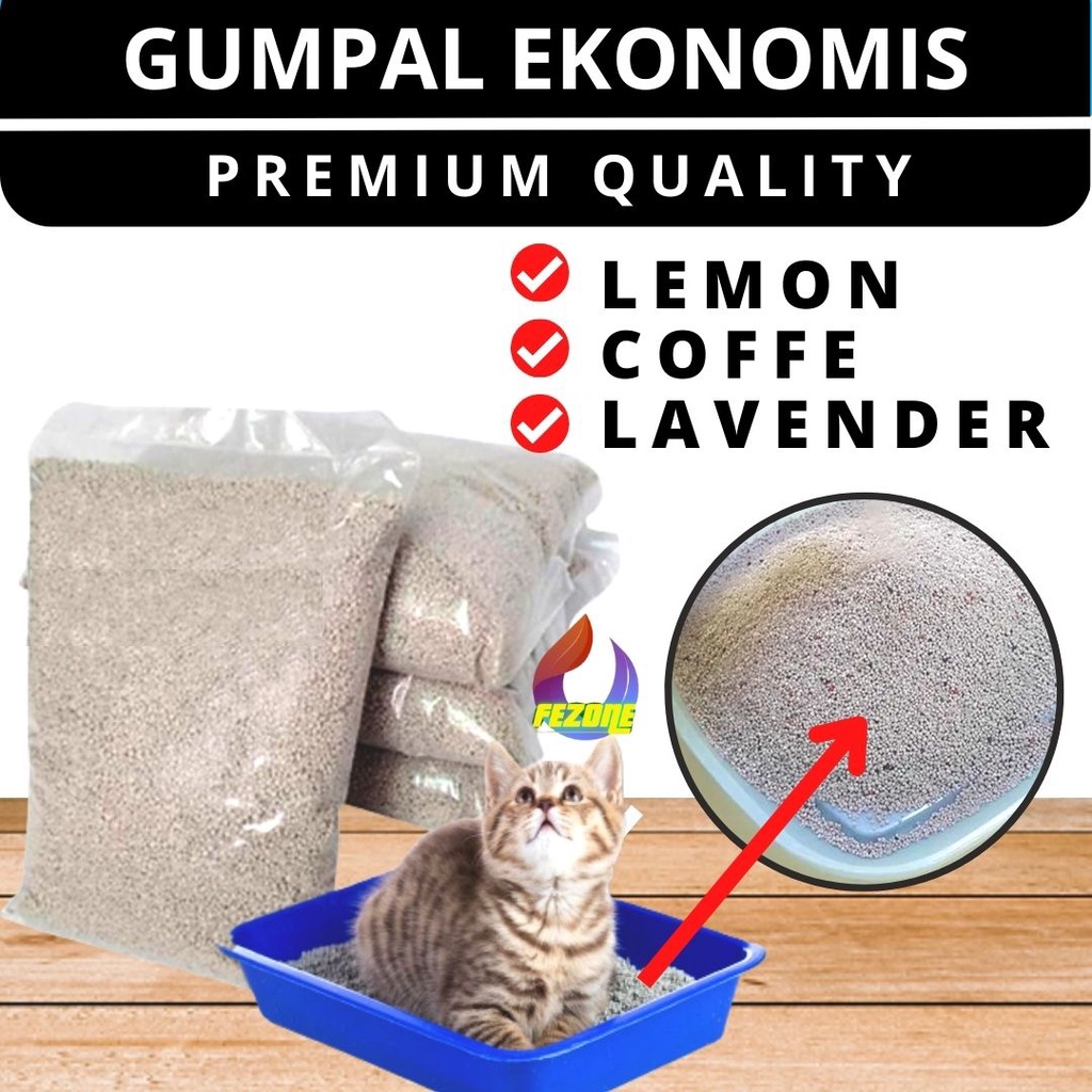 Pasir Gumpal Kucing Premium Quality 800gram FEZONE