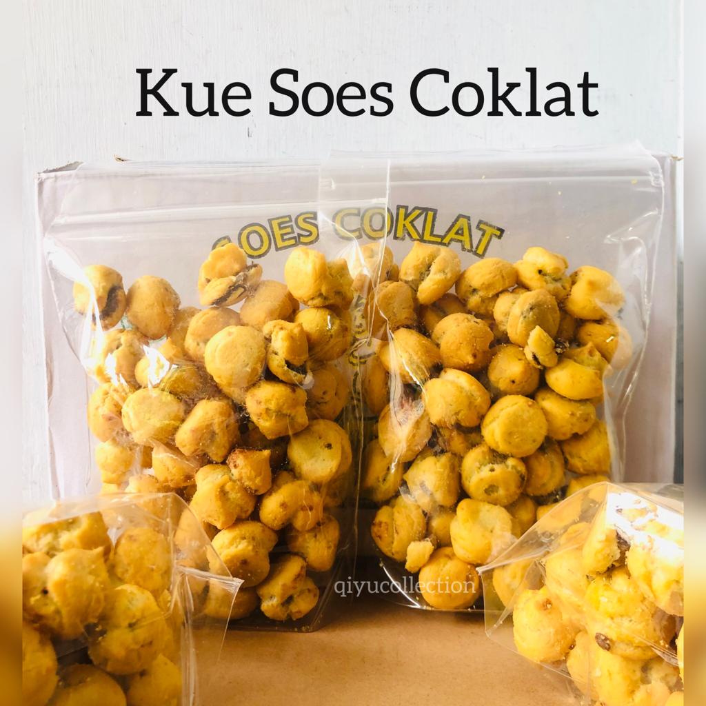 Soes Cokelat 200gr - Kue Sus Coklat - Coklat Lumer Snack Murah