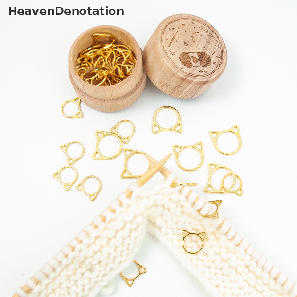 [HeavenDenotation] 30pcs Klip Craft Locking Stitch Perlengkapan Jahit Penguncian Stitch Spidol HDV