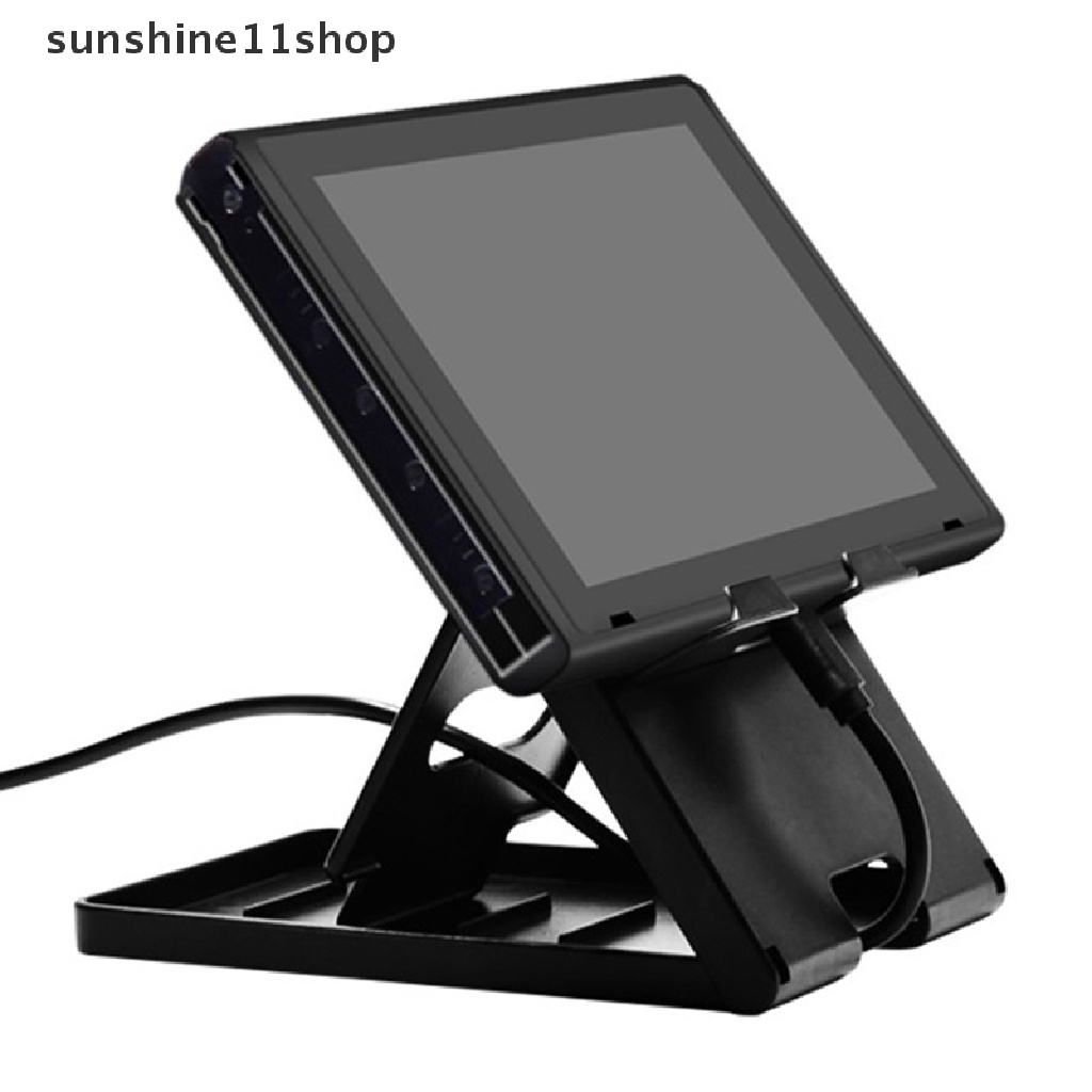 Sho Kualitas Top Stand Holder Base Foldable Playstand Untuk Nintendo Switch Console Portable multi-angle bracket Compact game rack N