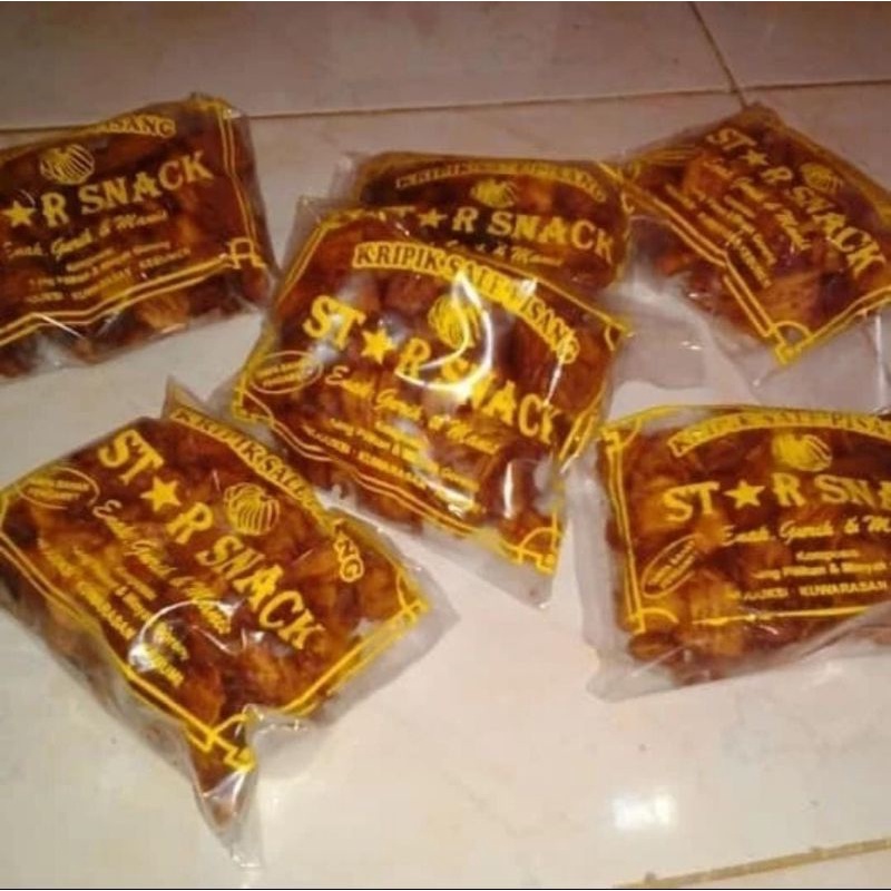 

Keripik Sale Pisang manis STAR SNACK camilan khas Kebumen, renyah dan nikmat