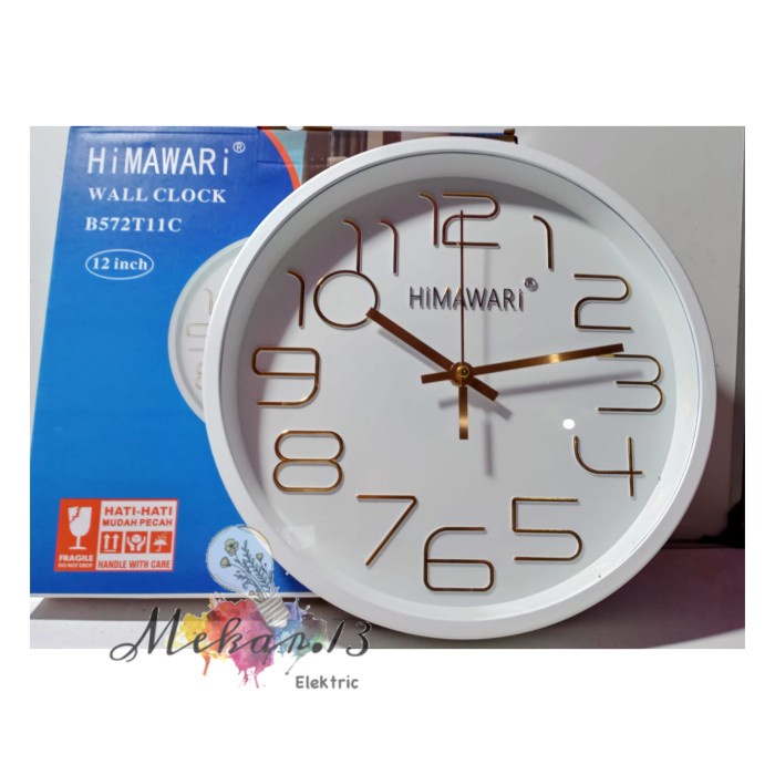 Terlaris Jam Dinding 30 Cm Himawari / Wall Clock 12 Inch Himawari