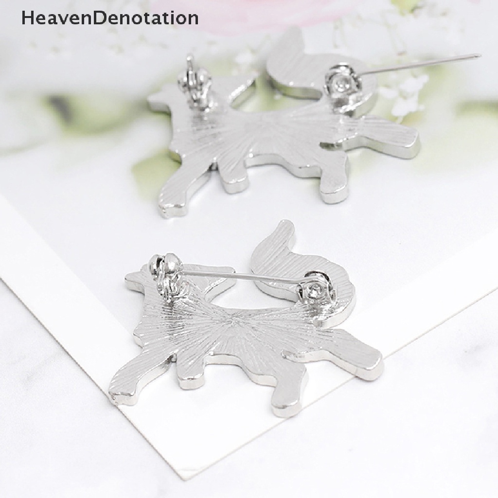 [HeavenDenotation] Kartun Hewan Lucu Enamel Pin Fox Bros Pin Pakaian Topi Tas Jeans Lencana Wanita Perhiasan Aksesoris HDV