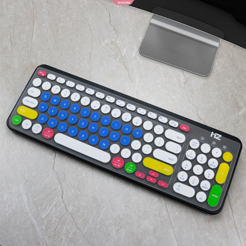 Logitech K780 Ik6650 Desktop Wireless Bulat Keyboard Stiker Keys Komputer Gaming Laptop Aksesoris Sarung Keyboard Tahan Air [ZXL]