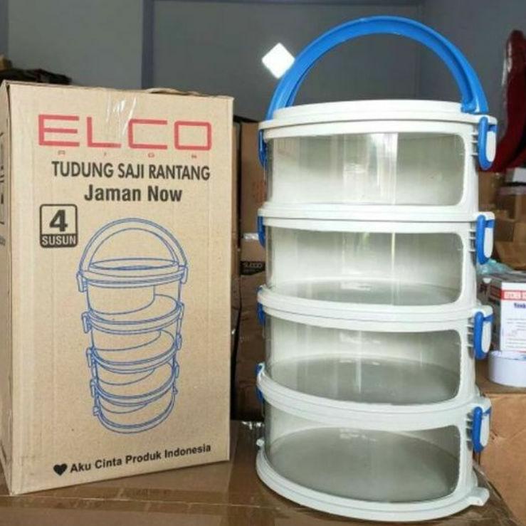 ➵ TUDUNG SAJI HANDLING TUDUNG SAJI 4 TINGKAT SUSUN DIAMOND / TEMPAT LAUK MAKAN SUSUN HIGIENIS ANTI D