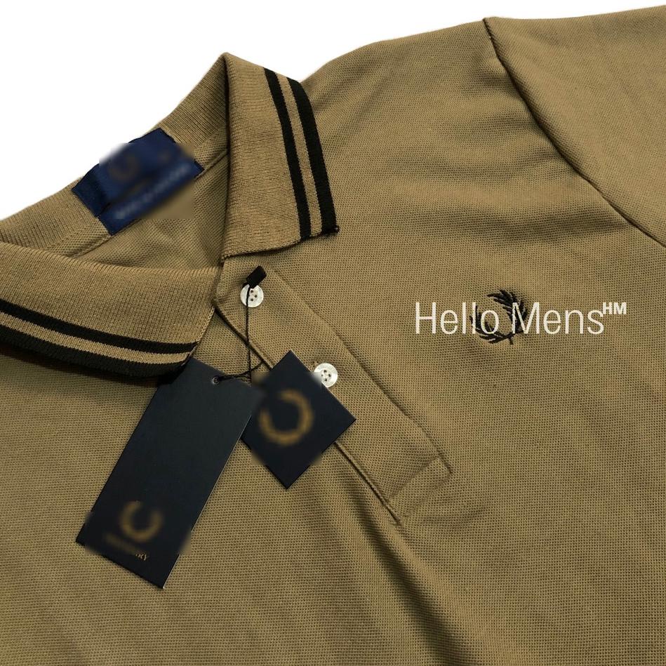 ۞ kaos pria / kaos kerah coklat pria / polo shirt pria coklat / atasan pria / baju polo pria coklat 